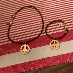 Coach necklace and bracelet